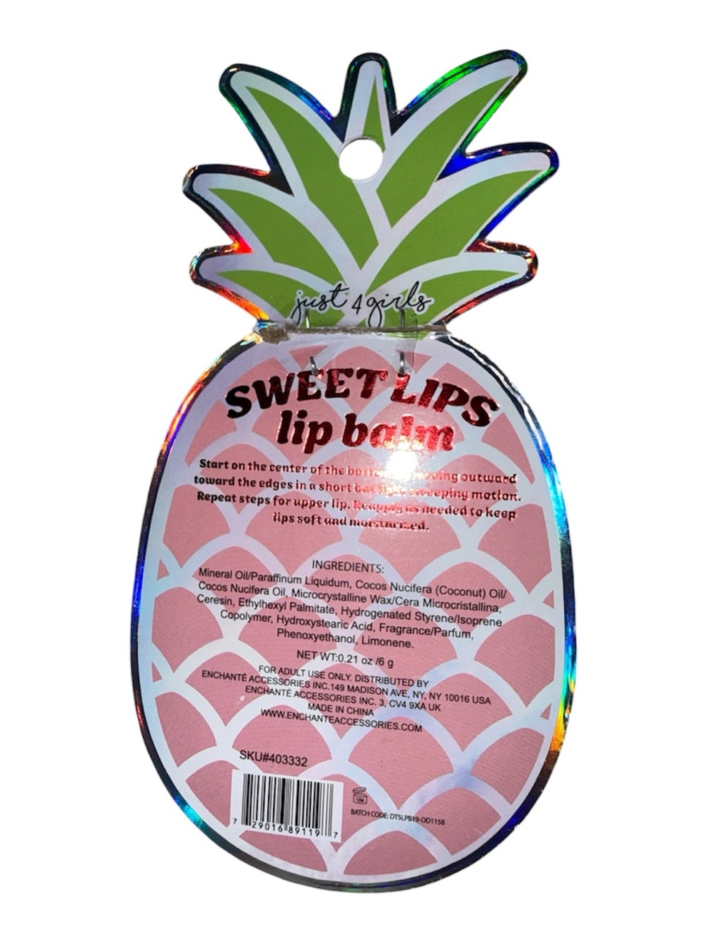 Sweet Lips Lip Balm Sweet Pineapple🍍 - Picture 2 of 2